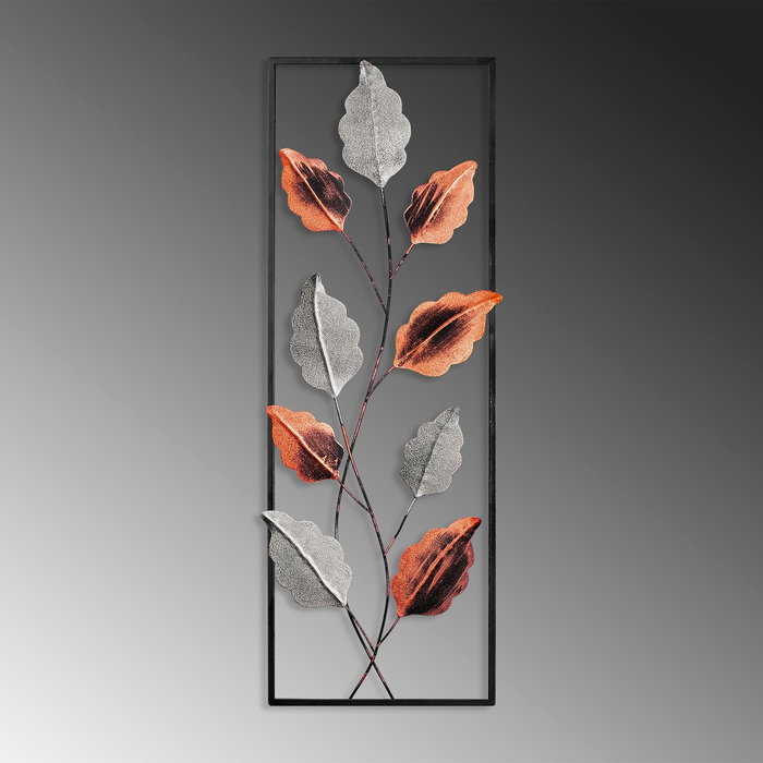 Wallity Fagus Escultura de Pared de Metal Multicolor